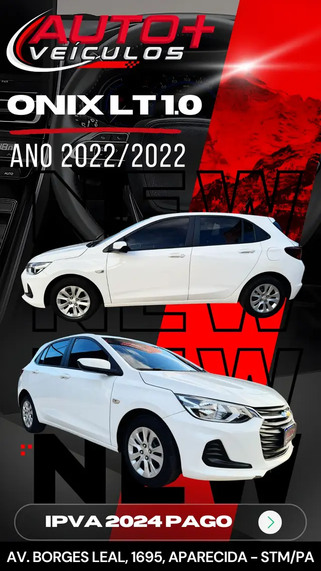 Carro Chevrolet Onix 2023 LT 1.0 Turbo