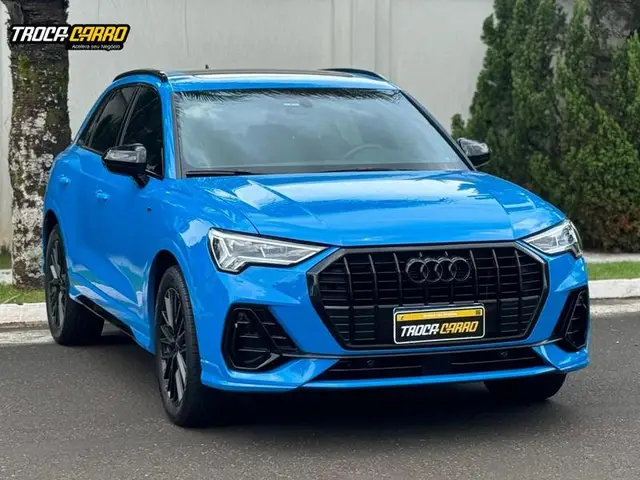 Carro Audi Q3 2021 Black S Line 1.4 TFSI S-Tronic (Aut) (Flex)