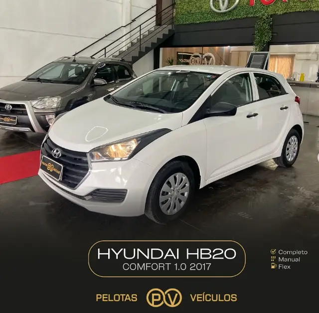 Carro Hyundai HB20 2017 1.0 Comfort (Flex)