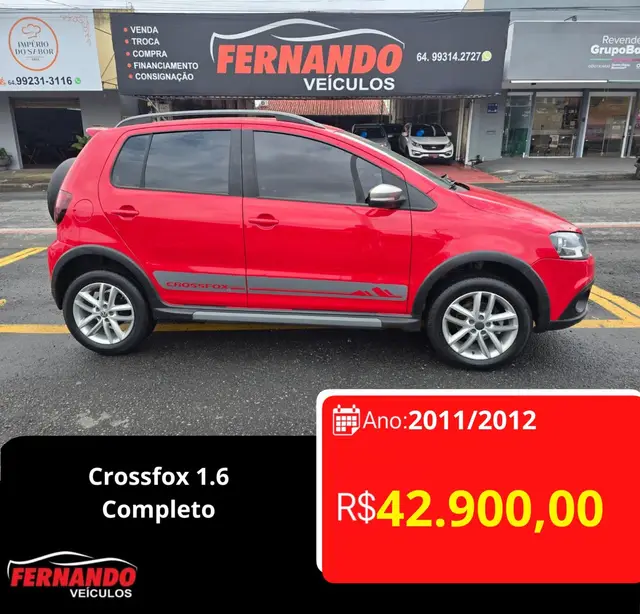 Carro Volkswagen CrossFox 2012 1.6 VHT (Flex)