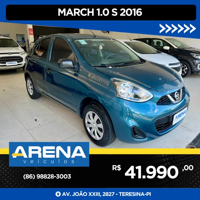 Carro Nissan March 2016 1.0 12V S (Flex)