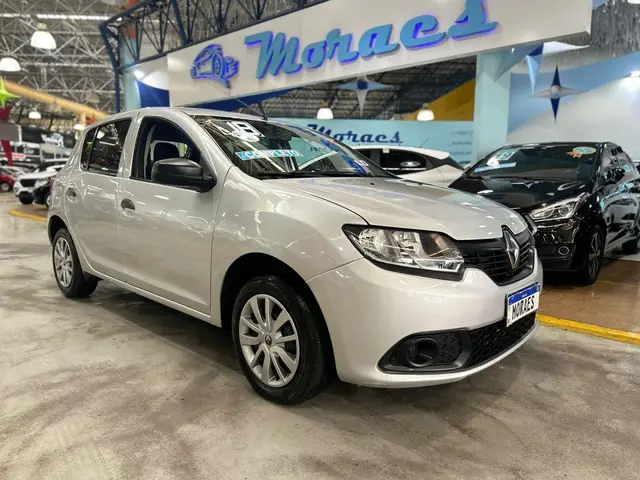 Carro Renault Sandero 2018 Authentique 1.0 12V SCe (Flex)