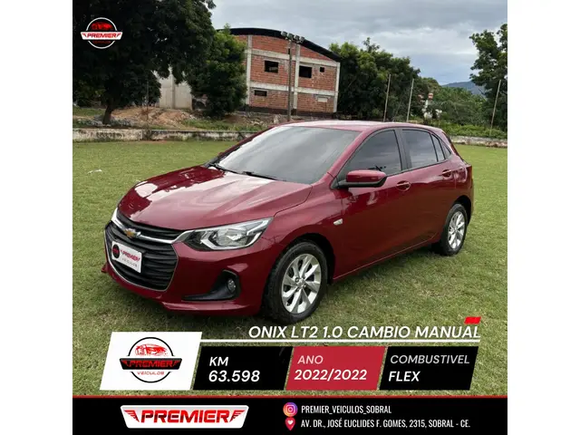 Carro Chevrolet Onix 2022 LT 1.0 (Flex)