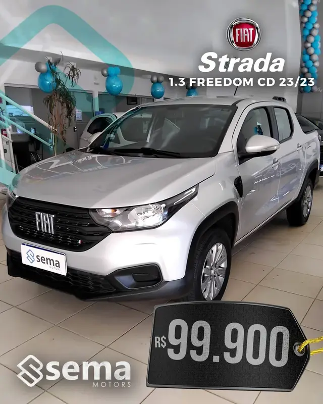 Carro Fiat Strada 2023 Freedom 1.3 CD (Flex)