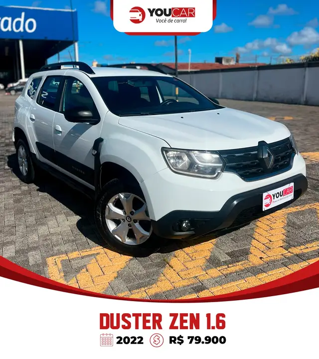 Carro Renault Duster 2022 Zen 1.6 16V (Flex)
