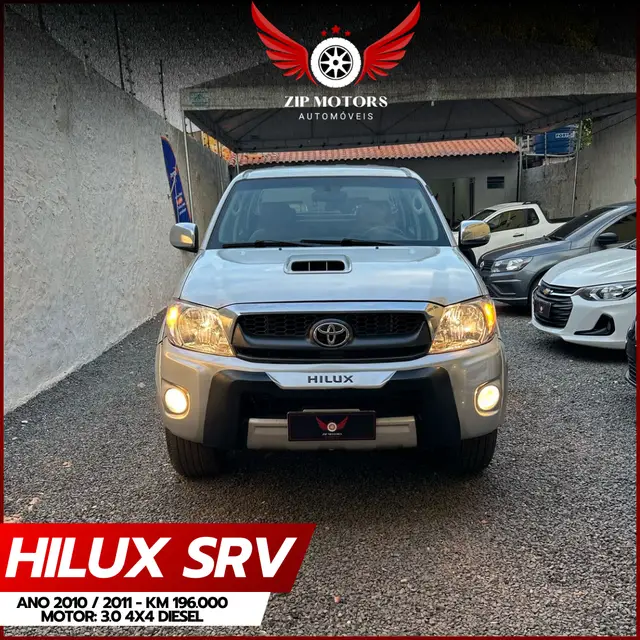 Carro Toyota Hilux Cabine Dupla 2011 Hilux SRV 4x4 3.0 (cab. dupla)