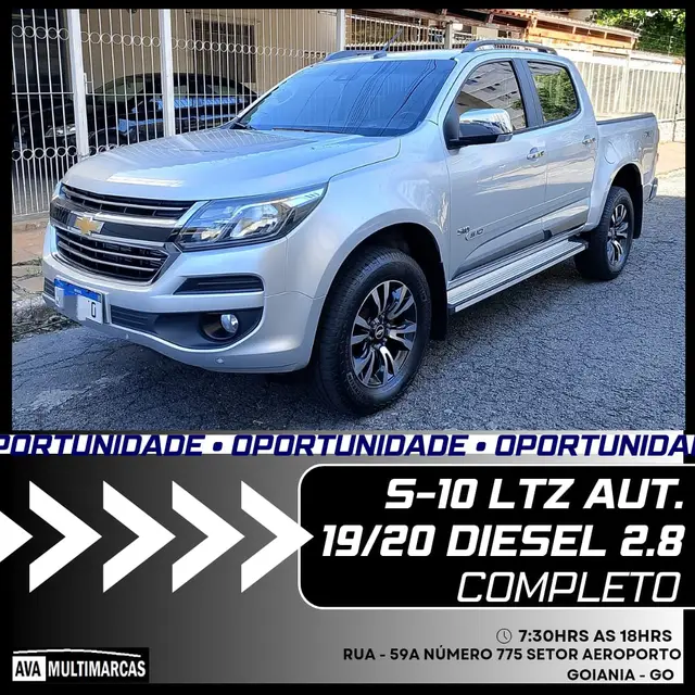 Carro Chevrolet S10 Cabine Dupla 2020 S10 2.8 CTDI LTZ 4WD (Cabine Dupla) (Aut)