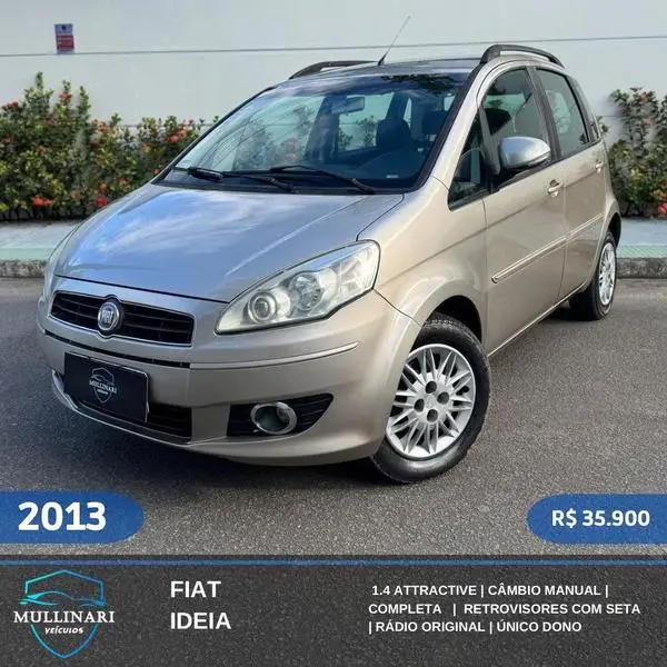 Carro Fiat Idea 2013 Attractive 1.4 8V (Flex)