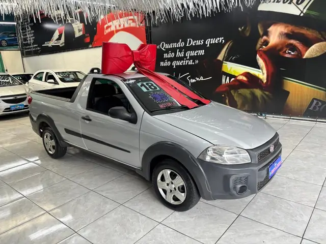 Carro Fiat Strada 2018 Hard Working 1.4 (Flex) (Cabine Simples)