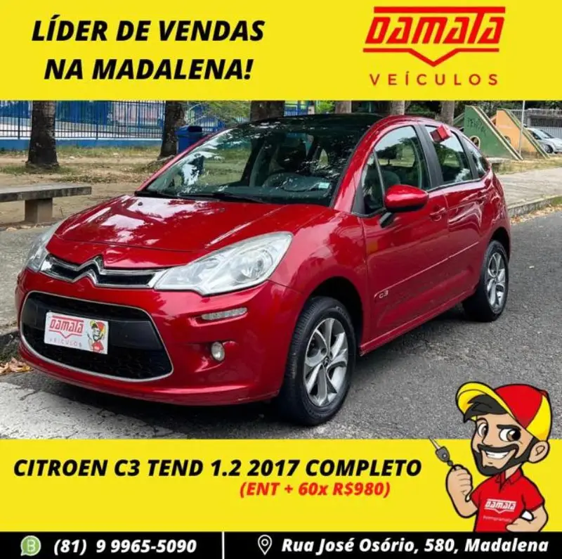Citroën C3 Tendance Puretech 1.2 12V (Flex)