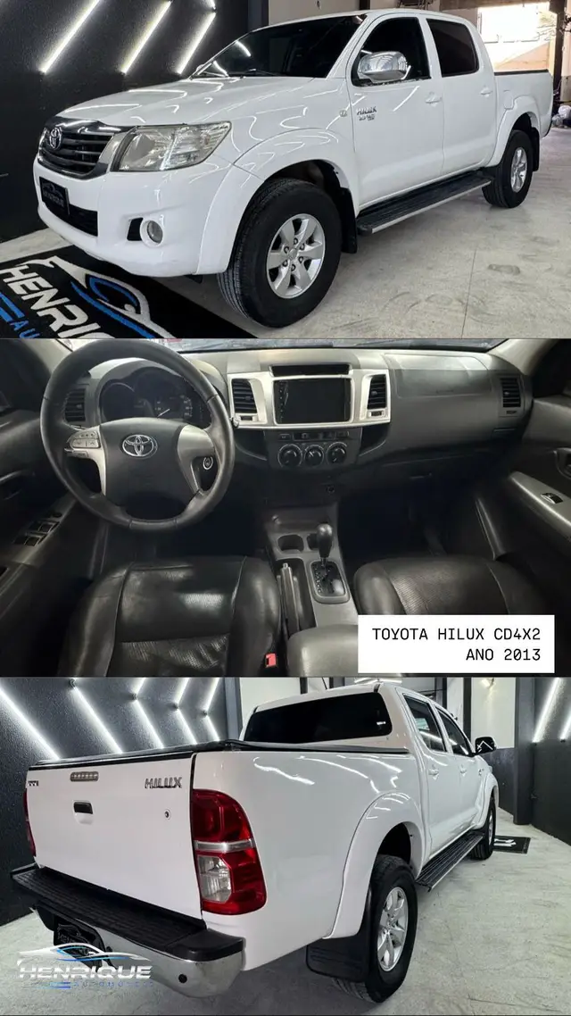Carro Toyota Hilux Cabine Dupla 2013 Hilux 2.7 SR CD 4x2 (Flex) (Aut)