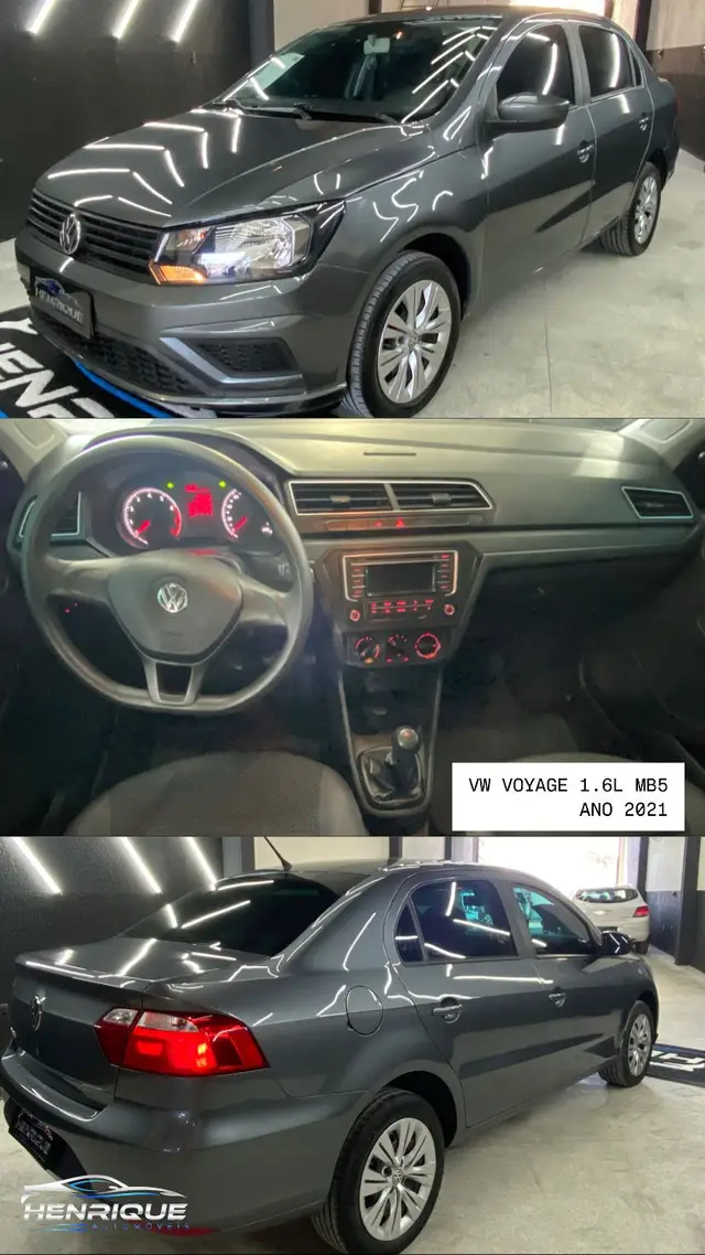 Carro Volkswagen Voyage 2021 1.6 MSI 8V (Flex)