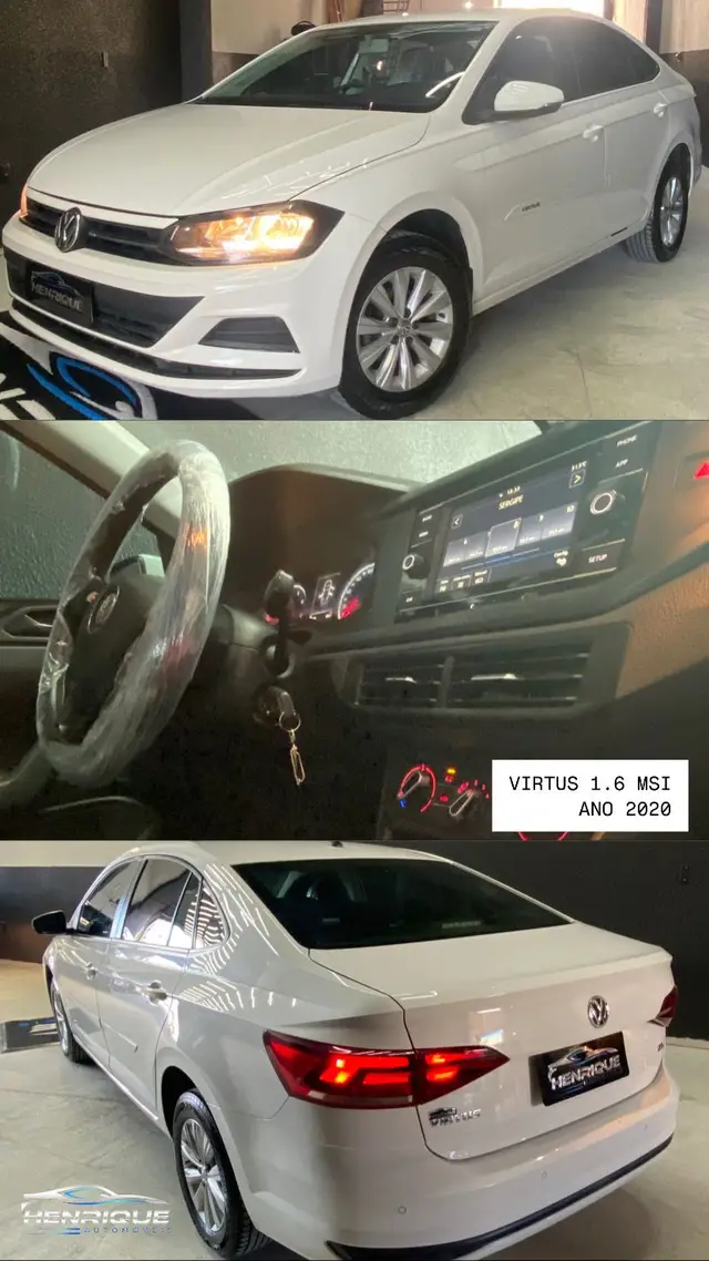 Carro Volkswagen Virtus 2020 1.6 MSI 16V (Flex)