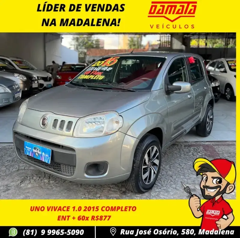 Fiat Uno Vivace Italia 1.0 8V (Flex) 4p