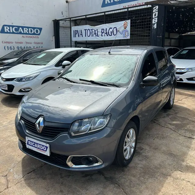 Carro Renault Sandero 2019 Authentique 1.0 12V SCe (Flex)