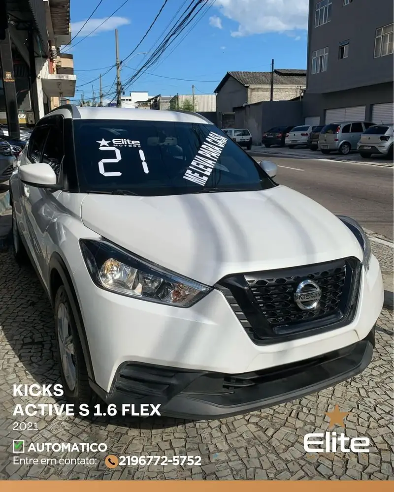Nissan Kicks 1.6 Active (Aut) (Flex) (PCD)