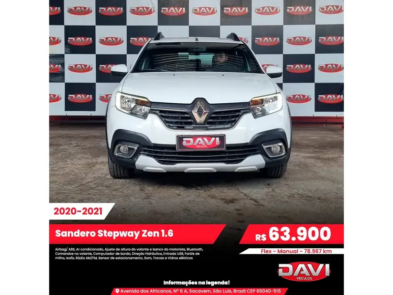 Renault Sandero Zen 1.6 16V SCe (Flex)