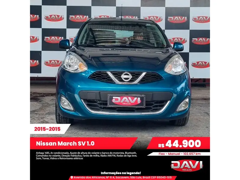 Nissan March 1.0 12V SV (Flex)