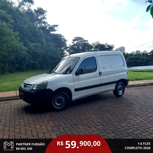 Carro Peugeot Partner 2020 Furgão 1.6