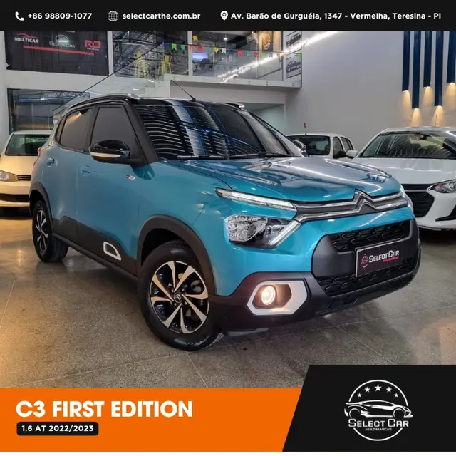 Carro Citroën C3 2023 First Edition 1.6 (Flex) (Aut)