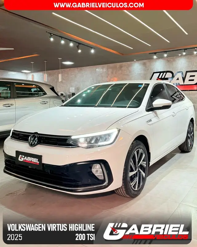 Carro Volkswagen Virtus 2025 Highline 1.0 200 TSI