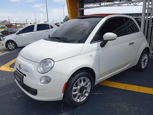 Carro Fiat 500 2014 Cabrio Dualogic 1.4 Evo (Flex)
