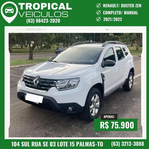 Carro Renault Duster 2022 Iconic 1.3 Turbo (Flex) (Aut.)