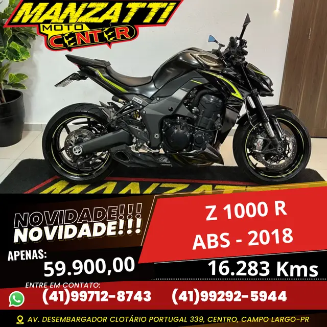 Carro Kawasaki Z 1000 2018 R Edition (ABS)