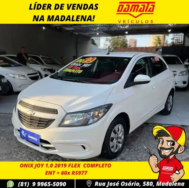 Carro Chevrolet Onix 2019 1.0 Joy SPE/4
