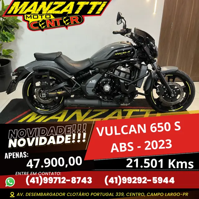 Carro Kawasaki Vulcan 2023 S 650