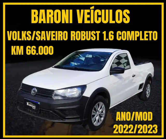 Carro Volkswagen Saveiro 2023 Robust 1.6 MSI CS (Flex)