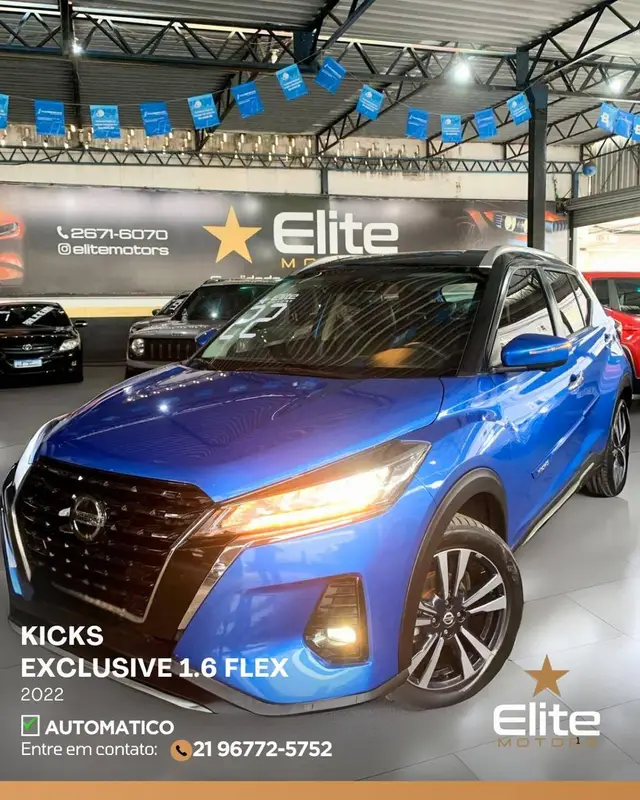 Carro Nissan Kicks 2022 Exclusive 1.6