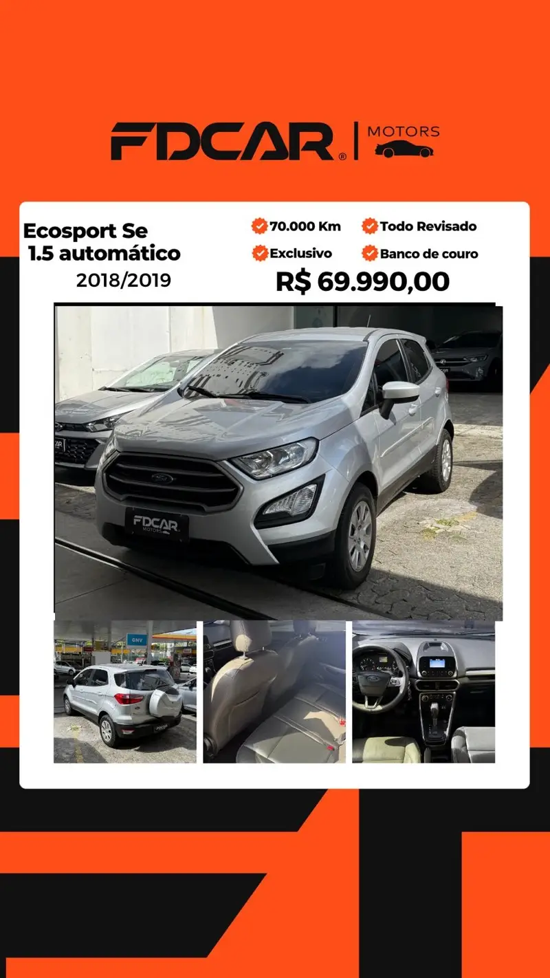 Ford EcoSport SE 1.5 (Aut) (Flex)