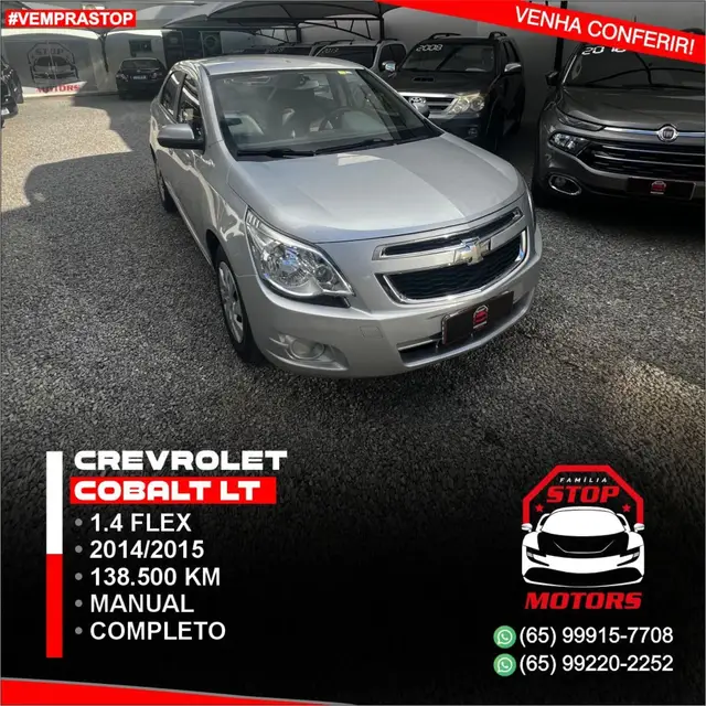 Carro Chevrolet Cobalt 2015 LT 1.4 8V (Flex)