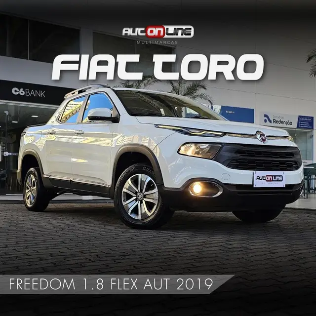 Carro Fiat Toro 2019 Freedom 1.8 AT6 4x2 (Flex)