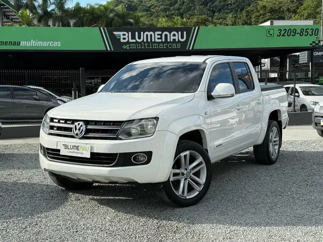 Carro Volkswagen Amarok 2013 2.0 CD 4x4 TDi Highline (Aut)