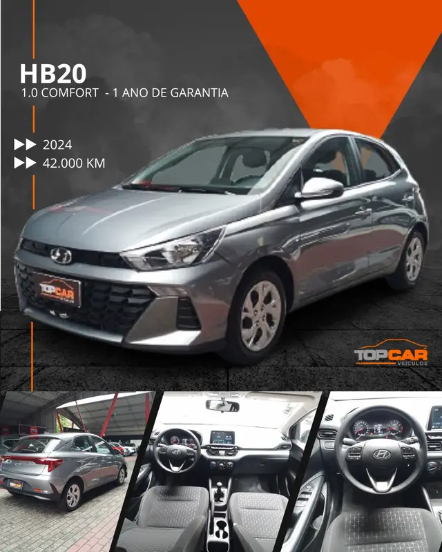Carro Hyundai HB20 2024 Comfort 1.0 (Flex)
