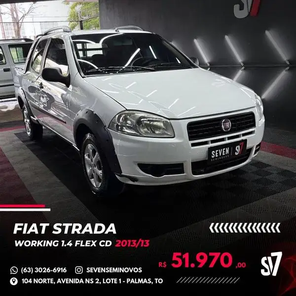 Carro Fiat Strada 2013 Working 1.4 (Flex)