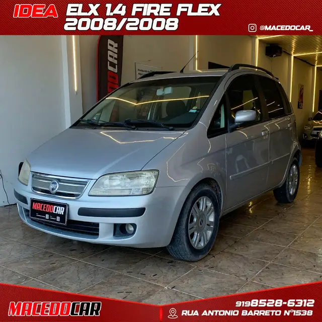 Carro Fiat Idea 2008 ELX 1.4 (Flex)