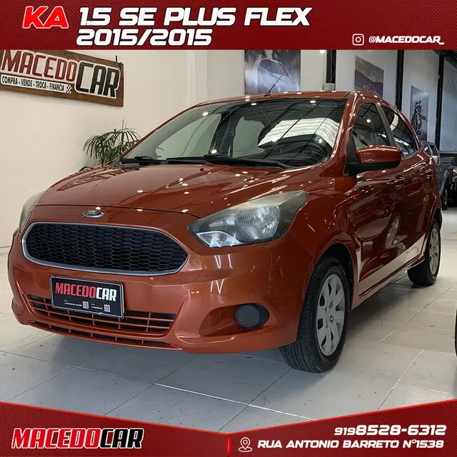 Carro Ford Ka 2015 SE 1.5 16v (Flex)
