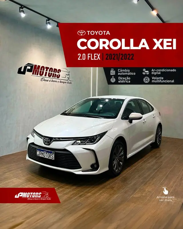 Carro Toyota Corolla 2022 XEi 2.0 Dynamic Force (Flex) (Aut)