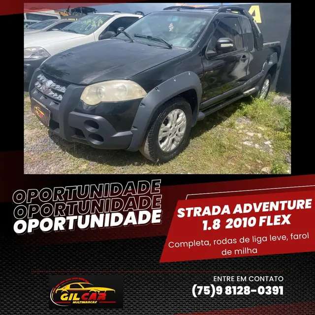Carro Fiat Strada 2010 Adventure Locker 1.8 8V (Flex) (Cabine Estendida)