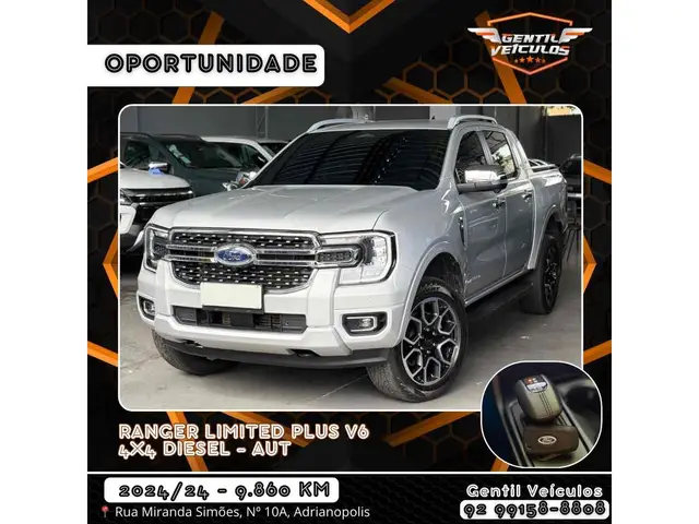 Carro Ford Ranger Cabine Dupla 2024 Limited 3.0