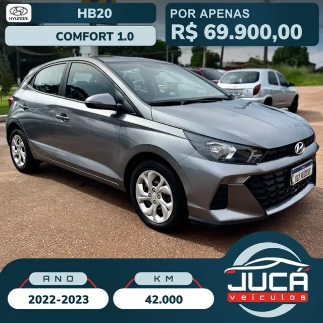 Carro Hyundai HB20 2023 Comfort 1.0 (Flex)