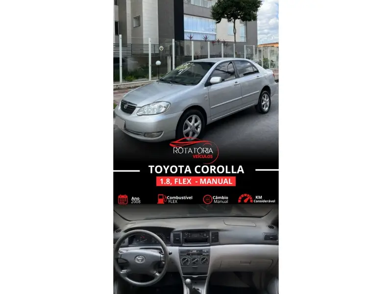 Toyota Corolla Sedan XLi 1.8 16V (flex)