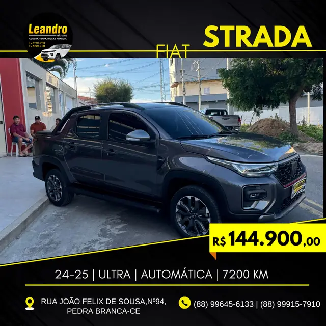 Carro Fiat Strada 2025 Ultra 1.0 Turbo