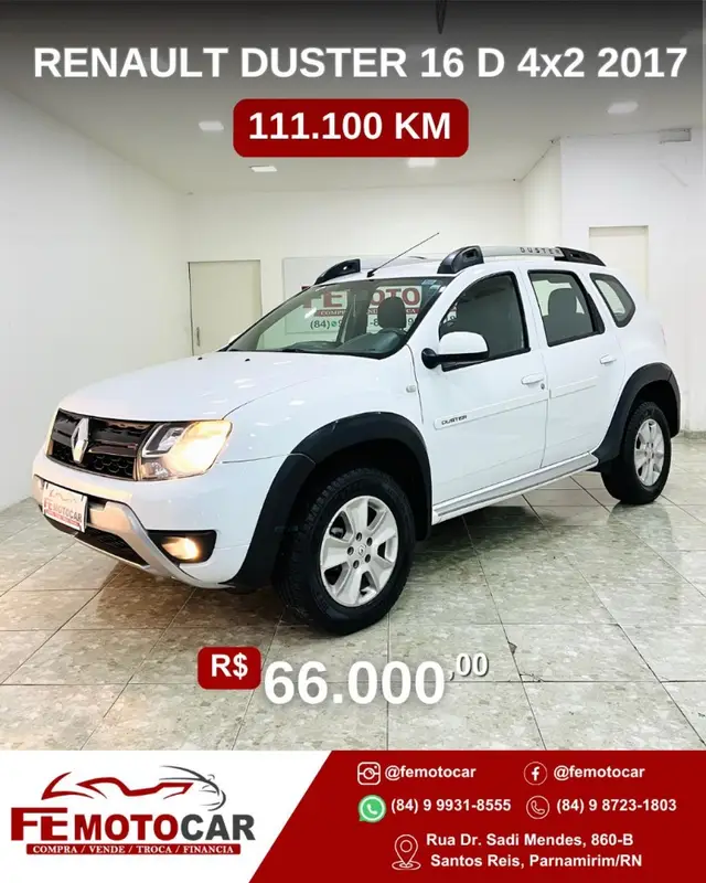 Carro Renault Duster 2017 1.6 16V Dynamique (Flex)