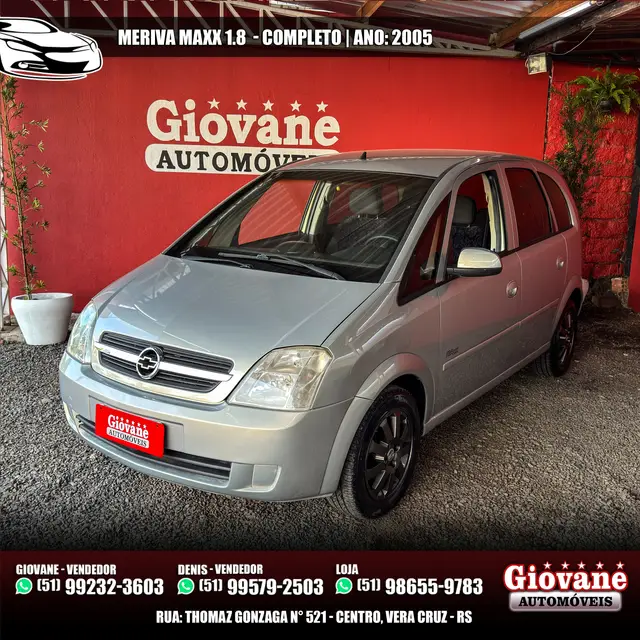 Carro Chevrolet Meriva 2005 Maxx 1.8 (Flex)