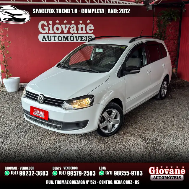 Carro Volkswagen SpaceFox 2012 1.6 8V (Flex)