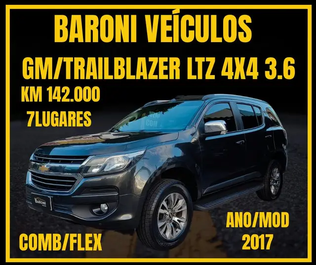 Carro Chevrolet Trailblazer 2017 3.6 V6 SIDI LTZ 7L 4WD